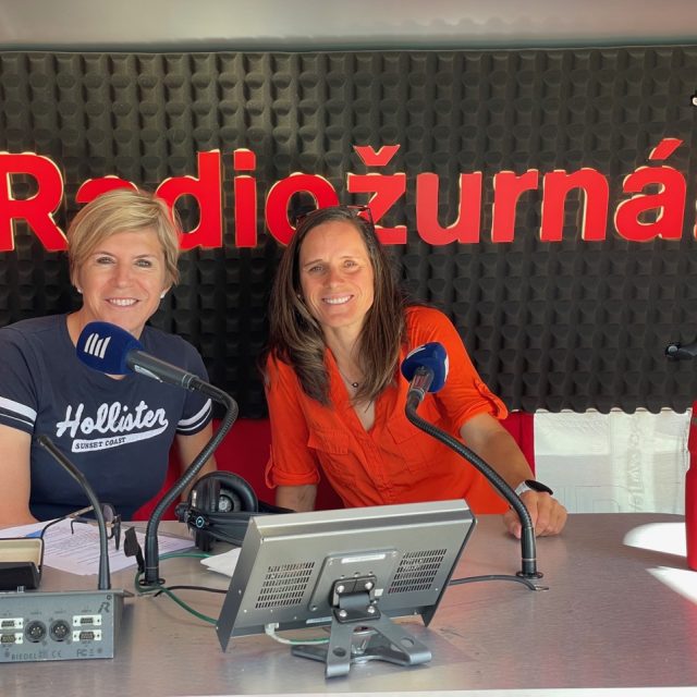 Kateřina Neumannová a Kateřina Nash | foto: Zuzana Pokorná,  Český rozhlas