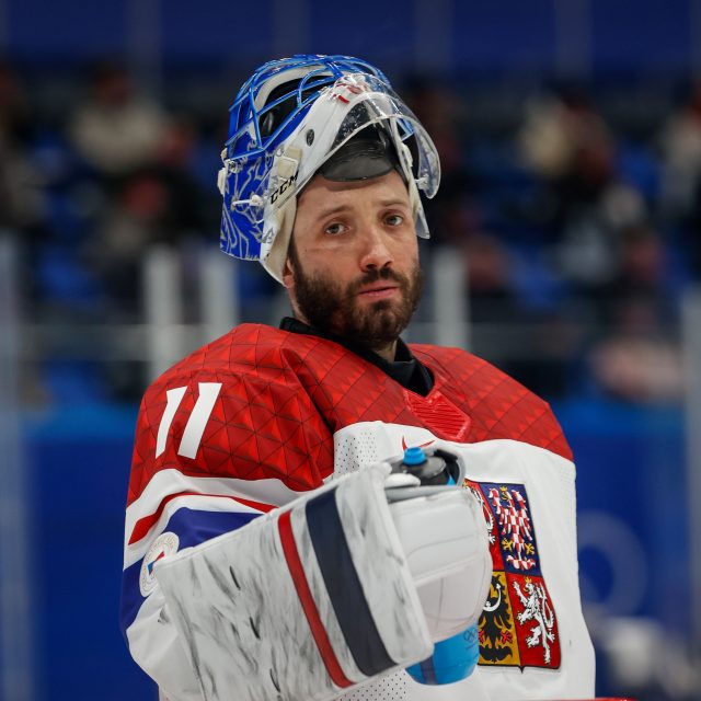 Brankář Šimon Hrubec | foto: Profimedia