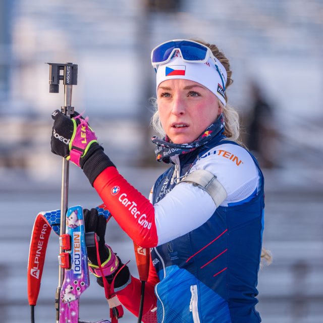Markéta Davidová a její reprezentační kolegy čeká další zastávka světového poháru. Tentokrát ve Slovinsku | foto:  (C) Český biatlon Petr Slavík