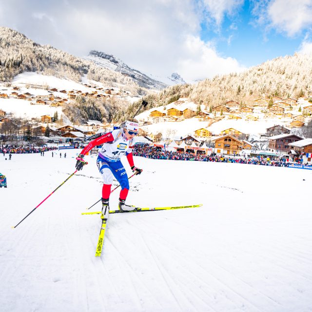 Biatlonistka Tereza Voborníková při závodě ve sprintu ve francouzské Annecy  (archivní foto) | foto: Marek Ambrož,  Český biatlon