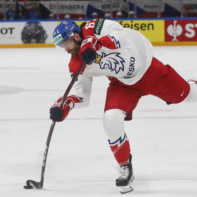 Martin Kaut během zápasu české reprezentace proti Kanadě | foto: Fotobanka Profimedia,  Profimedia