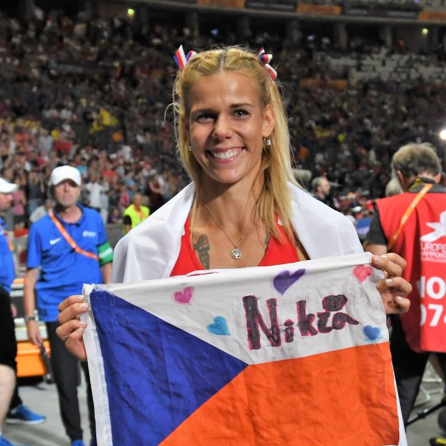Nikola Ogrodníková,  stříbrná medailistka z mistrovství Evropy | foto: ASC Dukla Ivana Roháčková