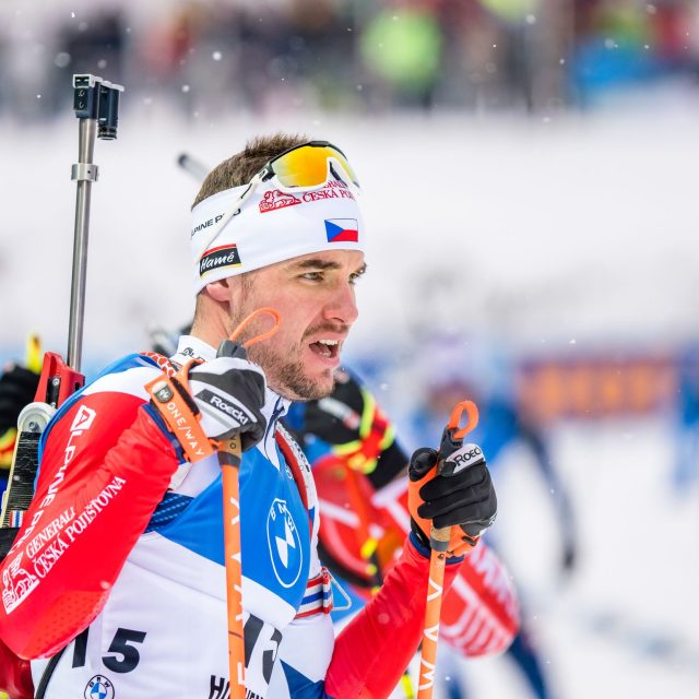 Michal Krčmář se chystá na další start sezony. Stejně jako jeho kolegové z týmu závodí ve francouzském Le Grand-Bornand | foto:  (C) Český biatlon Petr Slavík