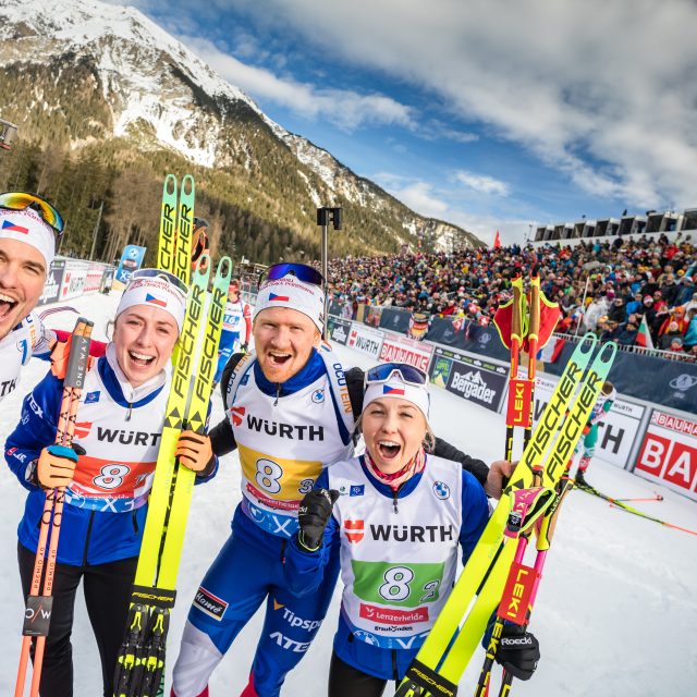 Čeští biatlonisté vybojovali na mistrovství světa po pěti letech medaili | foto:  (C) Český biatlon Petr Slavík