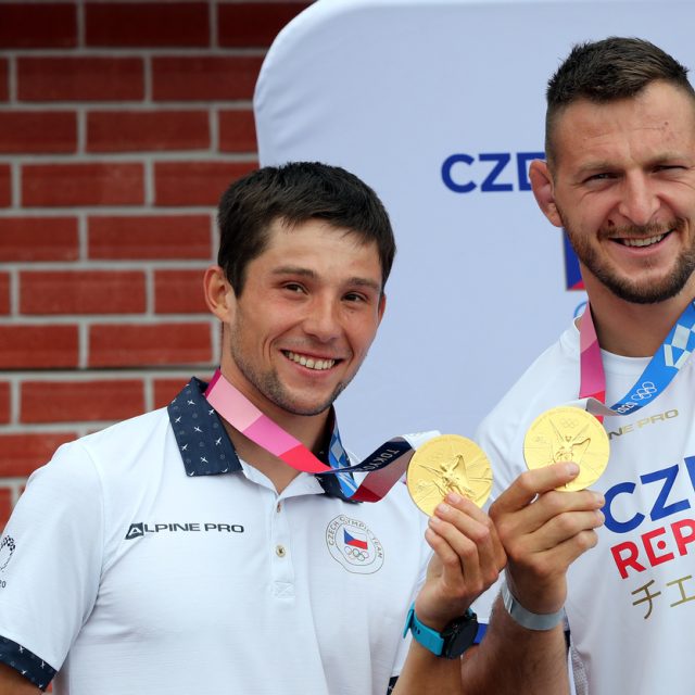 Kajakář Jiří Prskavec a judista Lukáš Krpálek | foto: Profimedia