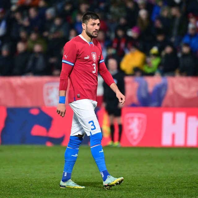 Reprezentační obránce Patrizio Stronati | foto: Pavel Mazáč / CNC / Profimedia