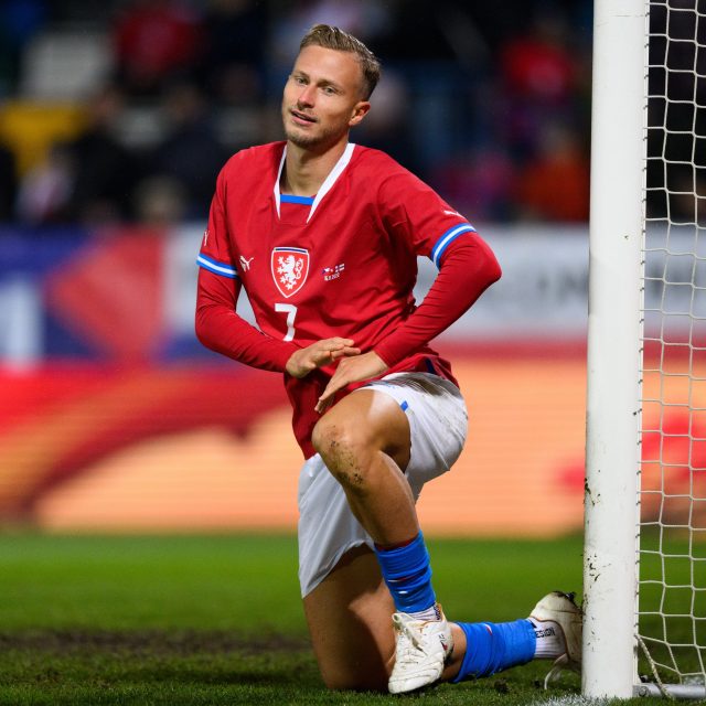 Antonín Barák v dresu národního týmu. | foto: Profimedia