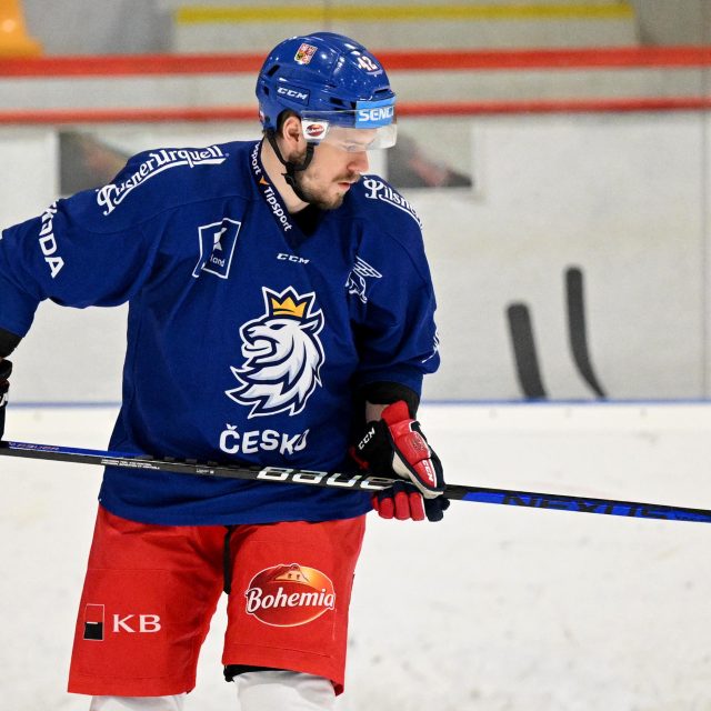 Filip Chlapík na tréninku české reprezentace | foto: Profimedia
