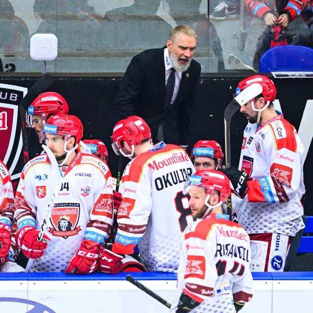 Trenér hradeckých hokejistů Tomáš Martinec | foto: David Taneček,  ČTK
