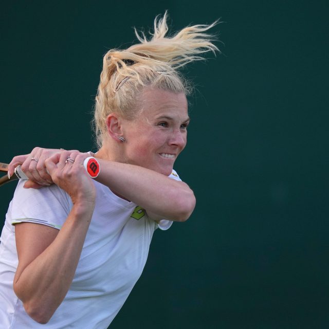 Kateřina Siniaková na Wimbledonu | foto:  Alberto Pezzali,  ČTK / AP