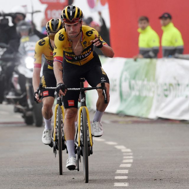 Primož Roglič vyhrál 17. etapu Vuelty | foto: Profimedia