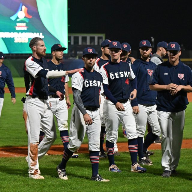 Čeští baseballisté | foto: Václav Šálek,  ČTK