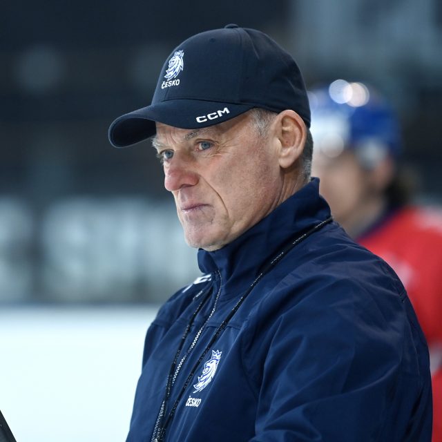 Radim Rulík na tréninku seniorské reprezentace | foto: Pavel Mazáč,  CNC / Profimedia