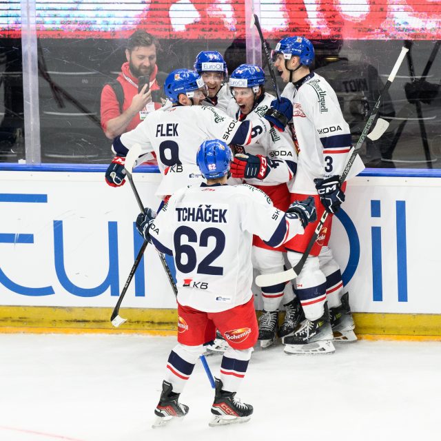 Čeští hokejisté na Švýcarských hokejových hrách poprvé v sezoně prohráli | foto: Vlastimil Vacek,  Profimedia