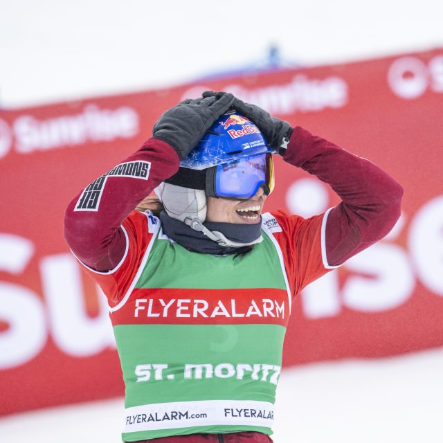 Eva Adamczyková v cíli závodu | foto: Mayk Wendt/EPA,  Profimedia