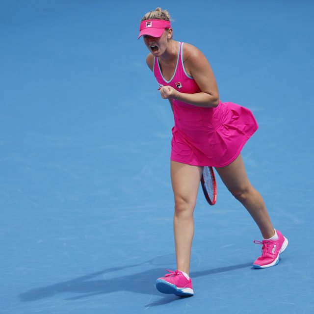 Česká tenistka Lucie Havlíčková | foto: Pavel Lebeda,  ČTK