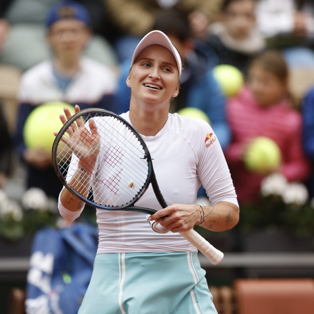 Česká tenistka Markéta Vondroušová | foto: Jean-Francois Badias,  Profimedia