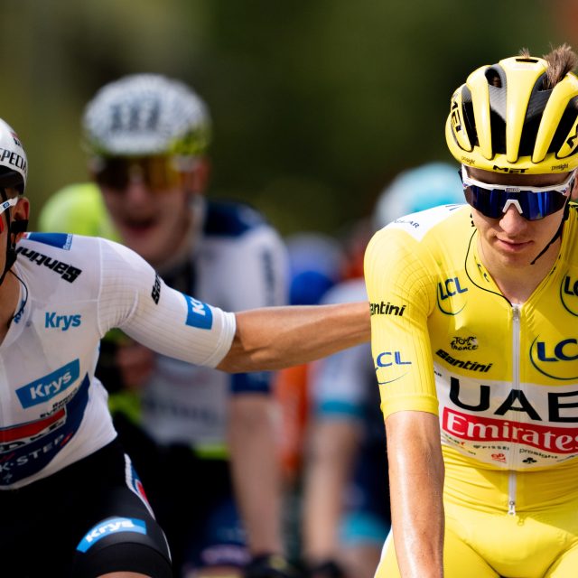 Remco Evenepoel a Tadej Pogacar na Tour de France 2024 | foto: Marco Alpozzi,  Profimedia