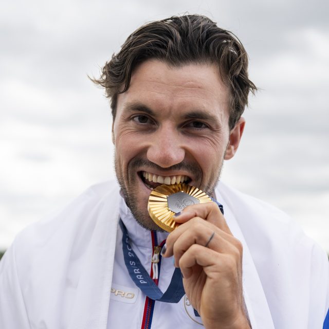 Zlatý olympionik Martin Fuksa | foto: Ondřej Deml,  Profimedia