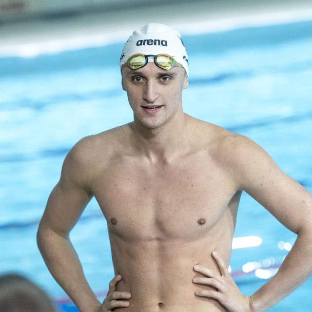 Český plavec Miroslav Knedla na mistrovství světa v Singapuru | foto: Zdeněk Němec / MAFRA / Profimedia