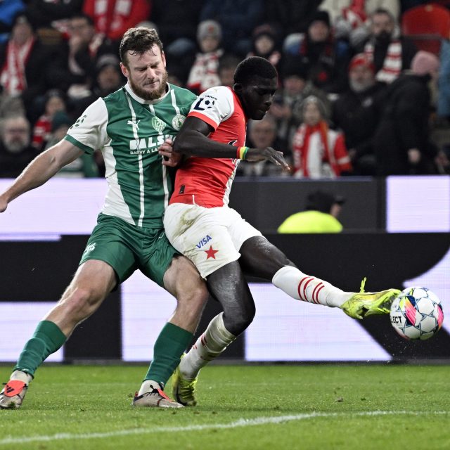 Pražská Slavia porazila Bohemians 2:0 | foto: Kateřina Šulová,  ČTK