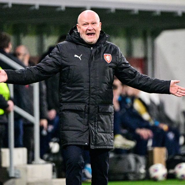 Trenér fotbalové reprezentace Ivan Hašek | foto: Vít Šimánek,  ČTK
