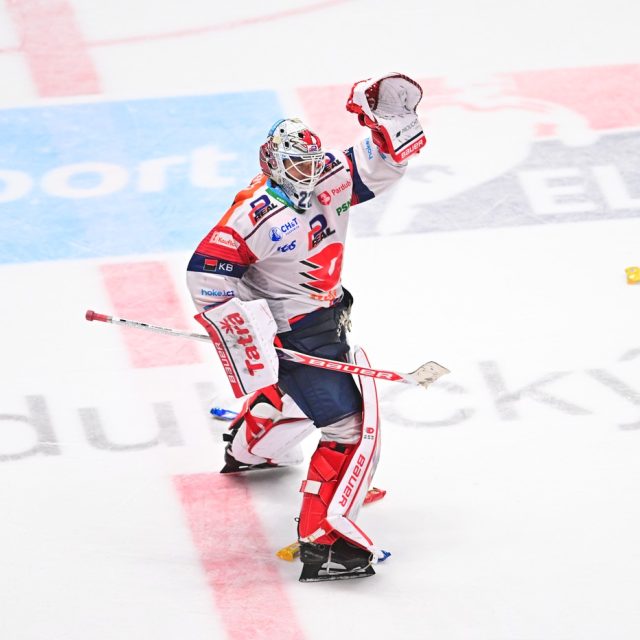 Brankář Pardubic Roman Will | foto: Josef Vostárek,  ČTK