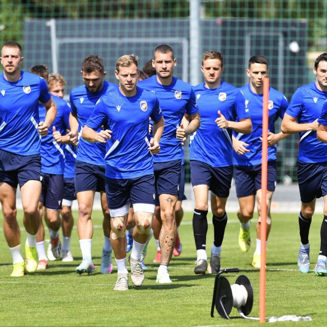 Fotbalisté Plzně na tréninku | foto: Miroslav Chaloupka,  ČTK