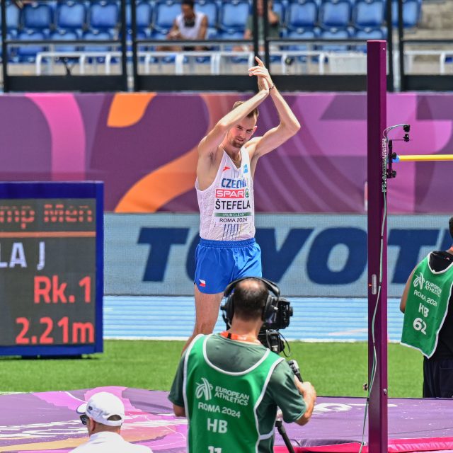 Skokan do výšky Jan Štefela zvládl bez větších problémů kvalifikaci na mistrovství Evropy v Římě | foto: Iva Roháčková