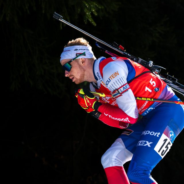 Vítězslav Hornig dojel ve stíhacím závodě v Novém Městě na Moravě na 15. místě | foto: Zuzana Jarolímková,  iROZHLAS.cz