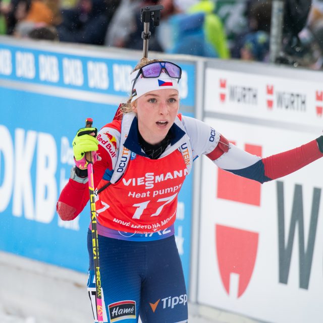 Markéta Davidová dojela ve stíhačce devátá | foto: Zuzana Jarolímková,  iROZHLAS.cz