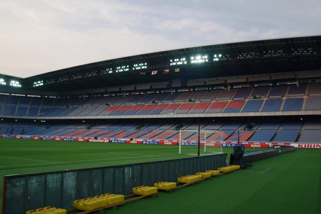 Na Nissan Stadium v Jokohamě se odehrálo finálové utkání světového šampionátu 2002 mezi Brazílií a Německem | foto: Jan Kaliba,  Český rozhlas