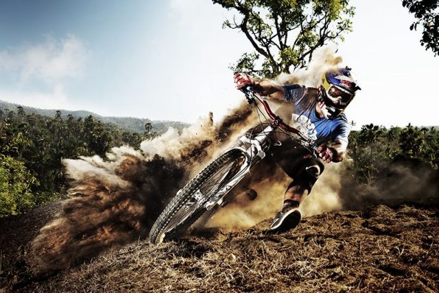 Jezdec extrémního fourcrossu Tomáš Slavík | foto: Jan Kasl