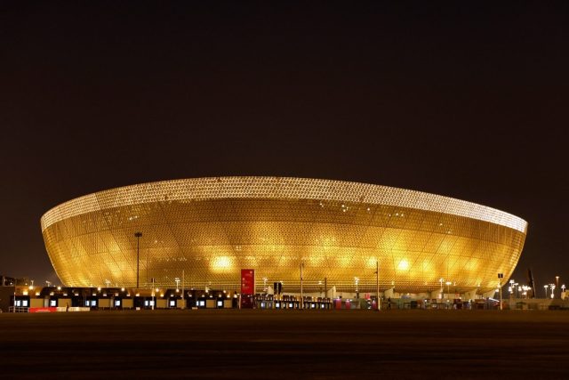 Lusail Iconic Stadium,  který bude hostit finále mistrovství světa | foto: Reuters