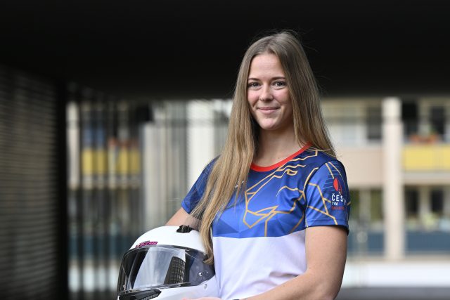 Česká bobistka Patricia Tajcnárová | foto: Michal Krumphanzl,  ČTK