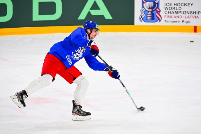 Jednou z opor českého útoku by na hokejovém šampionátu mohl být Filip Chytil | foto: David Taneček,  ČTK