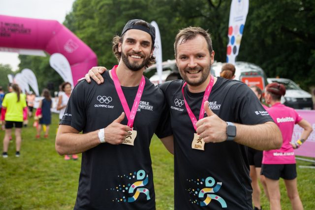 Na Olympijském běhu jde nejen o výkony,  ale i o přátelství | foto: Český olympijský výbor