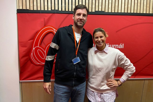 Martin Štěpánek a Andrea Sestini Hlaváčková | foto: Lada Svítková,  Český rozhlas