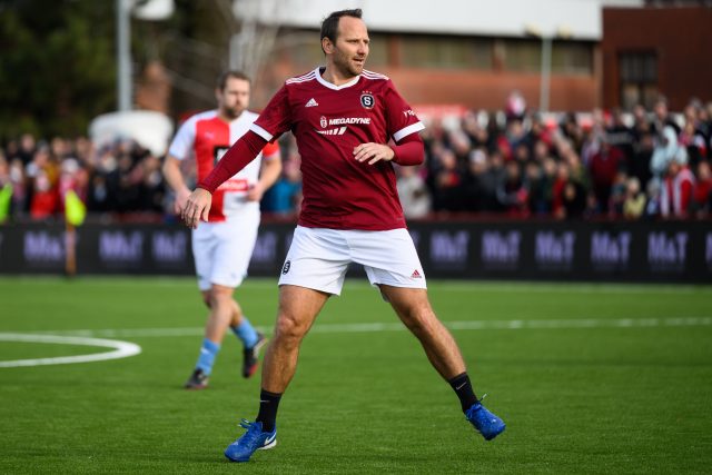 Tomáš Jun při Silvestrovském derby | foto: Vlastimil Vacek,  Právo / Profimedia