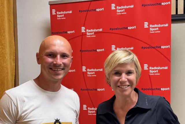 Jiří Chalupský a Kateřina Neumannová | foto: Zuzana Pokorná,  Český rozhlas