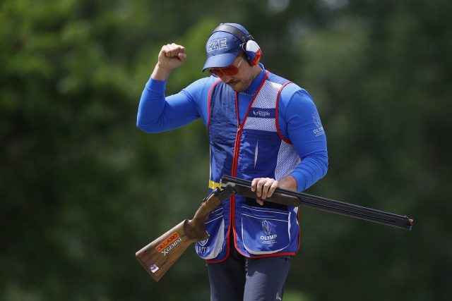 Sportovní střelec Jakub Tomeček | foto: Pavel Lebeda,  ČTK