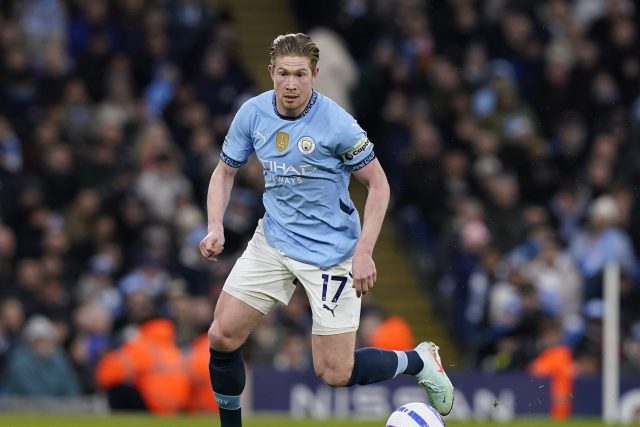 Kevin De Bruyne v dresu Manchesteru City | foto: ČTK/ AP Andrew Yates