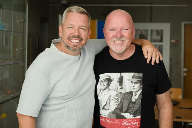 Eduard Poustka a Pavel Horváth | foto: Anna Rychnovská,  Český rozhlas