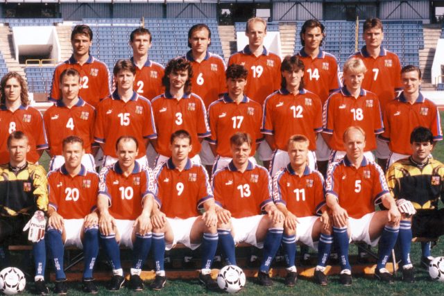 Česká fotbalová reprezentace v roce 1996 | foto: Profimedia