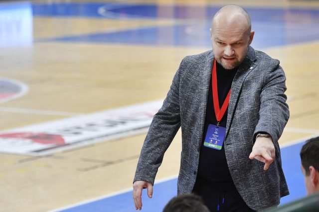 Trenér české futsalové reprezentace Marek Kopecký | foto: Miroslav Chaloupka,  ČTK