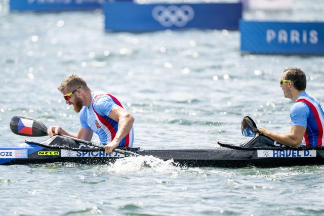 Jakub Špicar při olympijském závodě  (archivní foto) | foto: Ondřej Deml,  ČTK