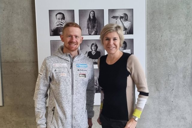 Vítězslav Hornig a Kateřina Neumannová | foto: Adéla Krapková,  Český rozhlas