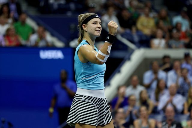 Karolína Muchová si zahraje semifinále US Open | foto: Mike Segar,  Reuters