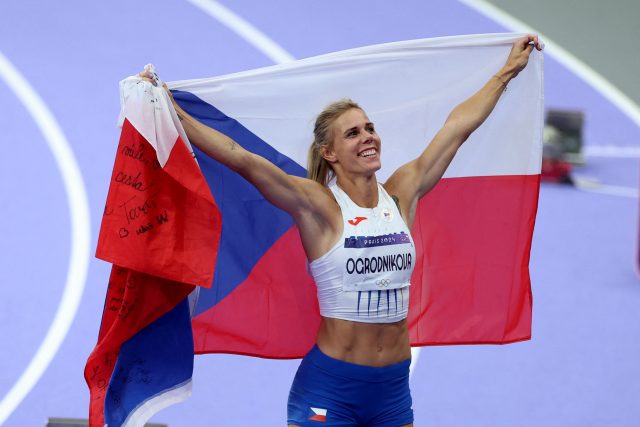 Nikola Ogrodníková získala olympijský bronz | foto: Phil Noble,  Reuters