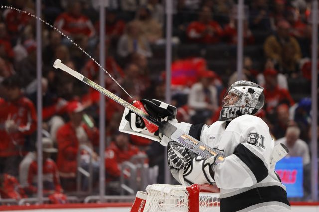 David Rittich v dresu Los Angeles Kings | foto: Amber Searls,  Reuters